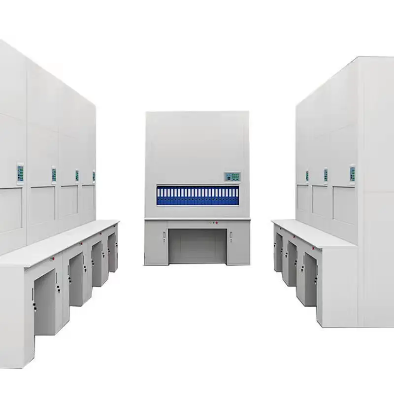 Intelligent rotary cabinet, file storage cabinet can be lifted and lowered, computer networking, filing cabinet, confidential