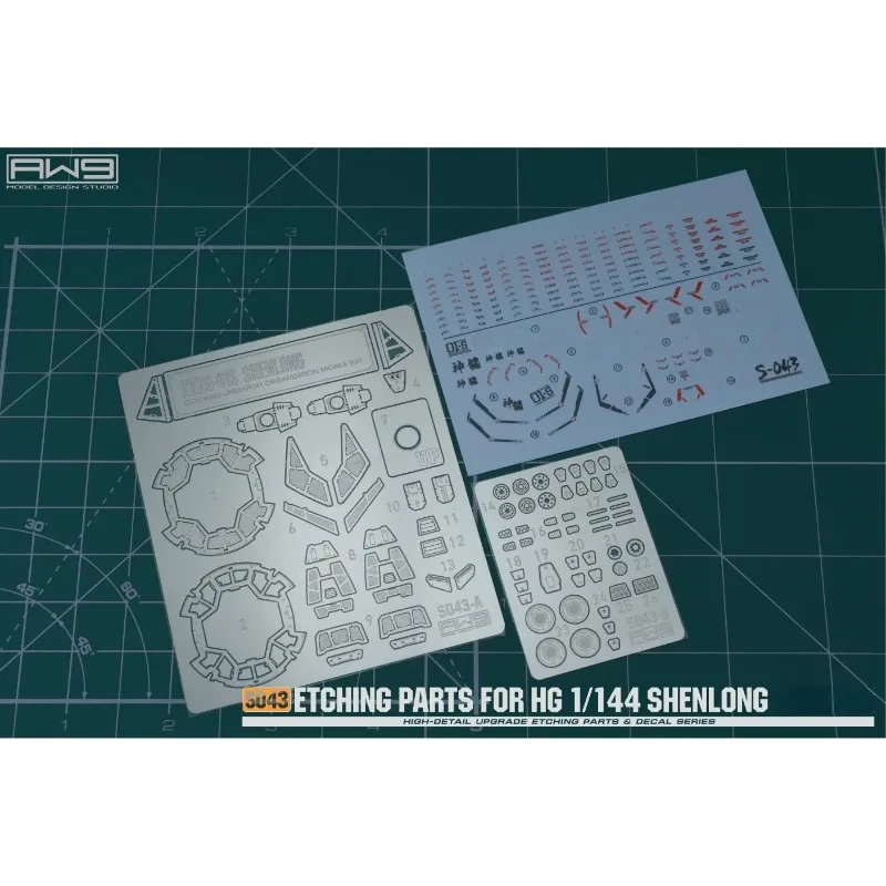 

MADWORKS S043 Etching Parts Decal for HG 1/144 SHENLONG XXXG-01S Model Kits Hobby Building DIY Accessories for Gundam Christmas