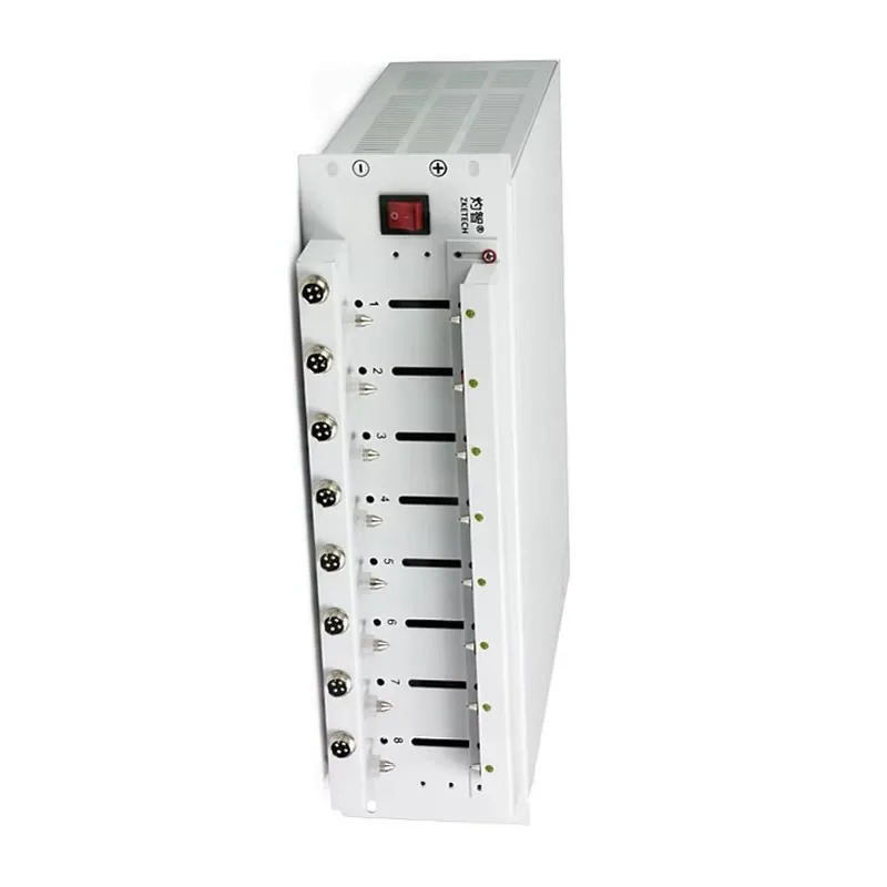 

8-channel Battery Storage Cabinet Ternary Lithium Iron 18650 Battery Capacity Tester 10A Cycle