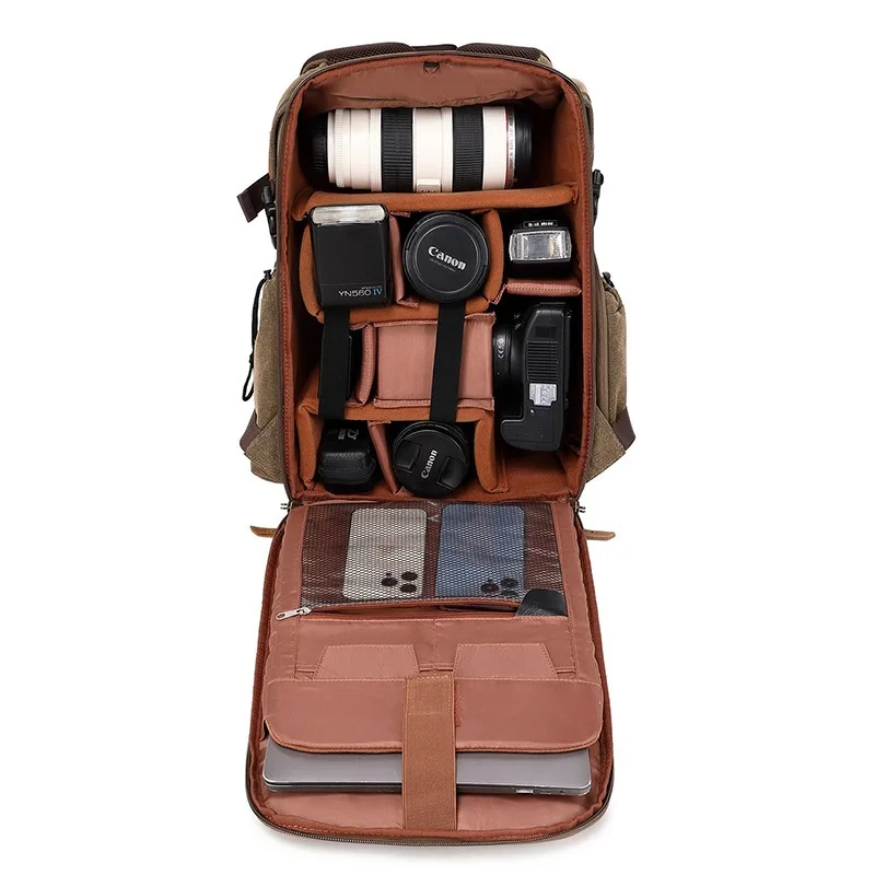 Modern dual-shoulder photography bag suitable for micro cameras drones DSLR cameras dual-shoulder multi-functional outdoor bag