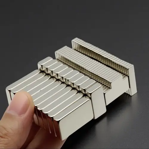 Imagen 2 del producto Imán súper fuerte N35 bloque magnético NdFeB potente imán de neodimio imanes de refrigerador ﻿   20x10x2 5x5x5 20x10x5 mm