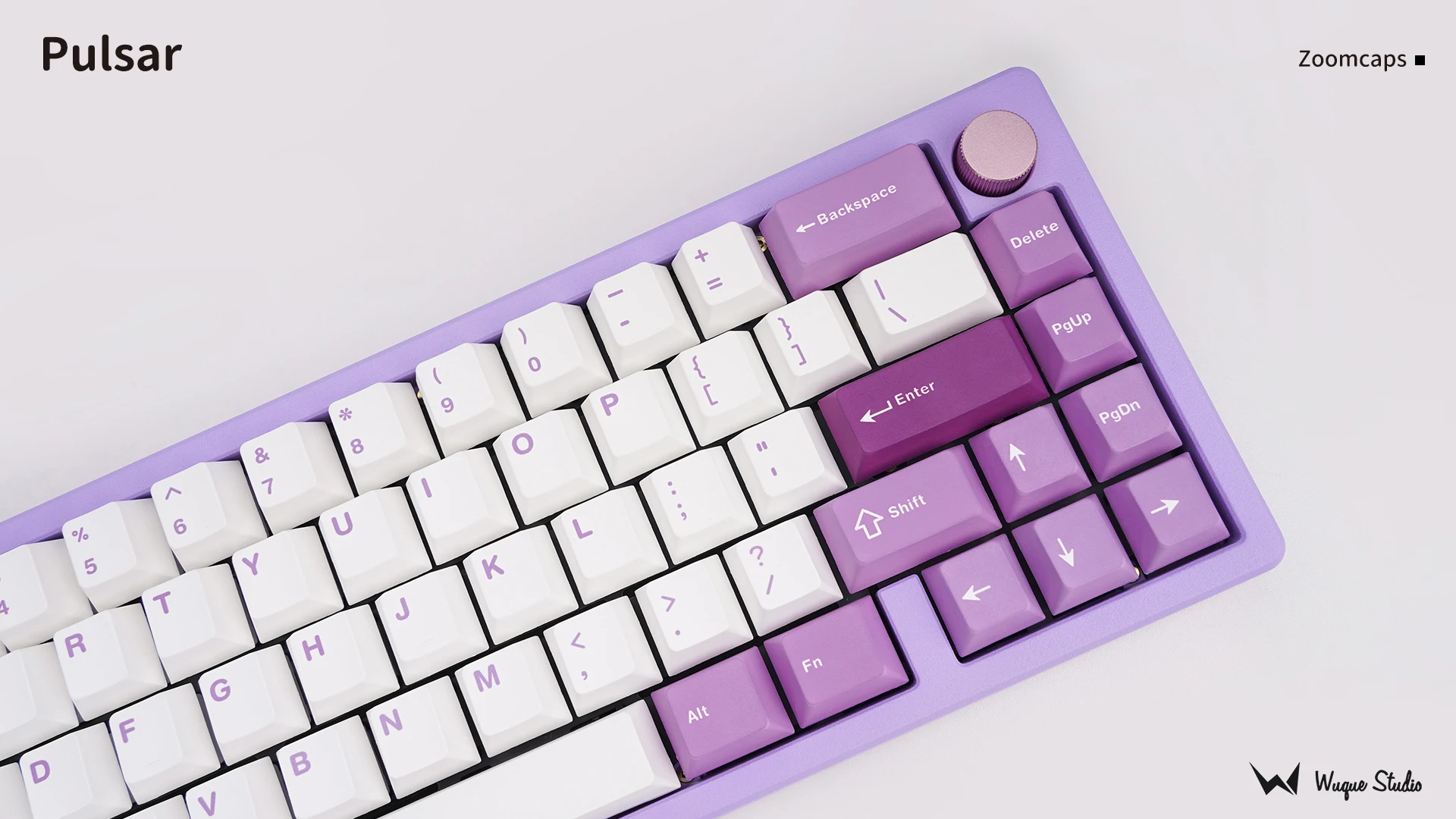 Imagem -06 - Wuque Estúdio Zoomcaps Pulsar ws Dyesub Pbt Keycap Perfil Cereja Doubleshot Fit Interruptores de Estilo mx