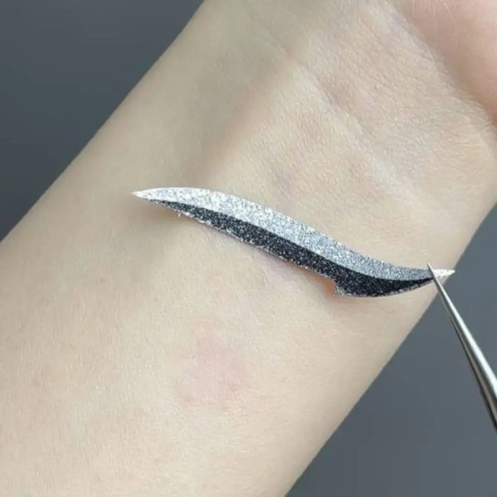 Black Stripe Beauty Bigger Waterproof Double Eyelid Line Stickers Eye Makeup Tool Double Eyelid Decals Glitter Eyeliner Sticker