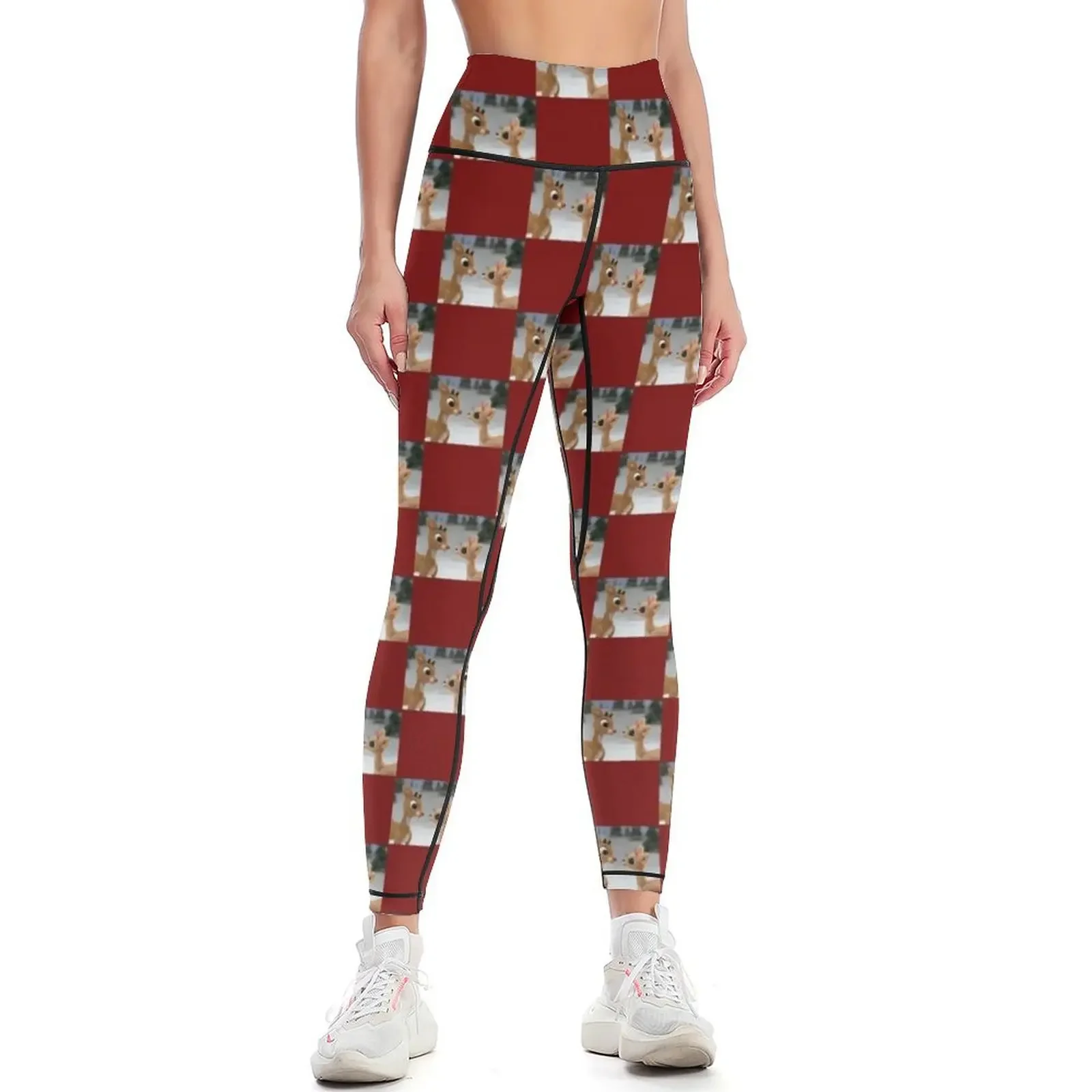 

Rudolph and Clarice Leggings gym womans gym wear Womens Leggings