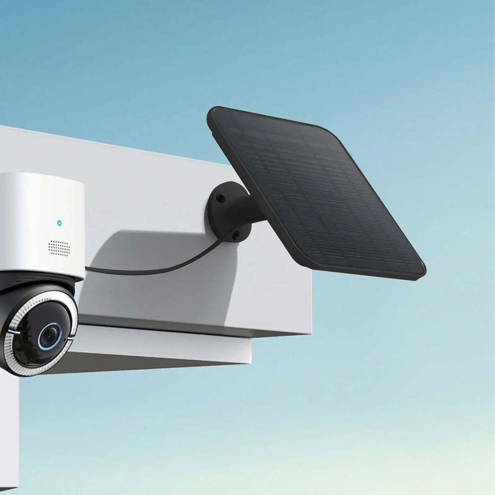 Ring Camera Solar Panel 20W Low Power Consumption Weatherproof Solar Panel for Ring Camera for Indoor Home Office Apartment Dorm — купить у AliExpress WW