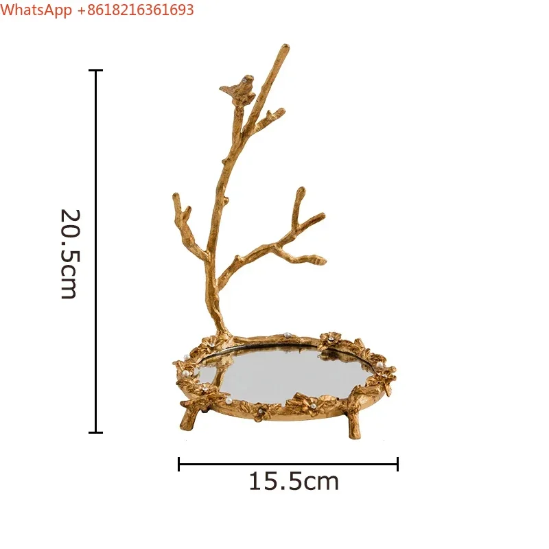 Limited Offer Dressing Table, Jewelry Necklace Display Board, Glass Decoration Storage Tray, Cosmetics Storage Rack