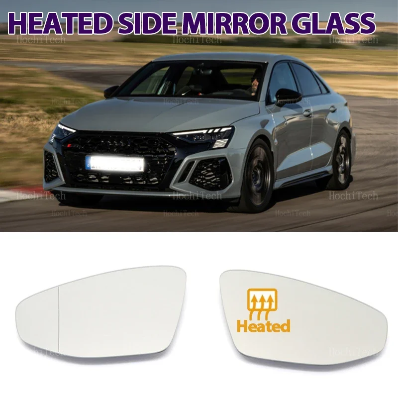 

Heated Mirror Glass for Audi A3 8Y S3 RS3 RS A/S 3 2020-2024 Left Or Right Side Wing Heating Mirror Glass