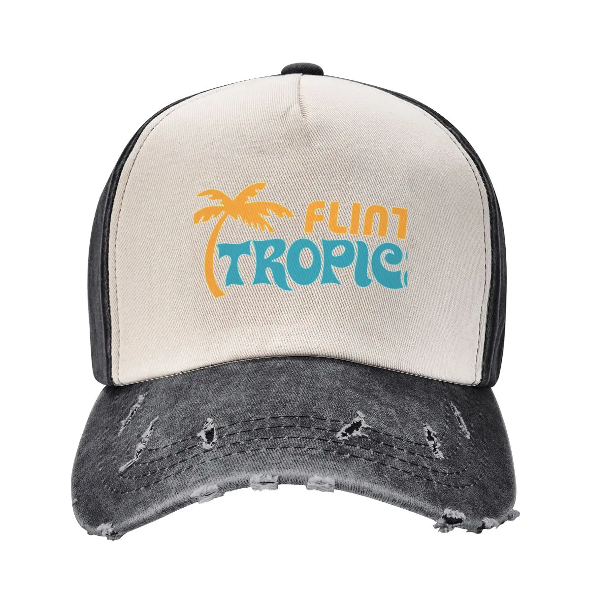 

Бейсбольная кепка Flint Tropics, вечерняя шляпа, забавные шляпы, шляпы по желанию, женские шляпы, 2025 г., мужские