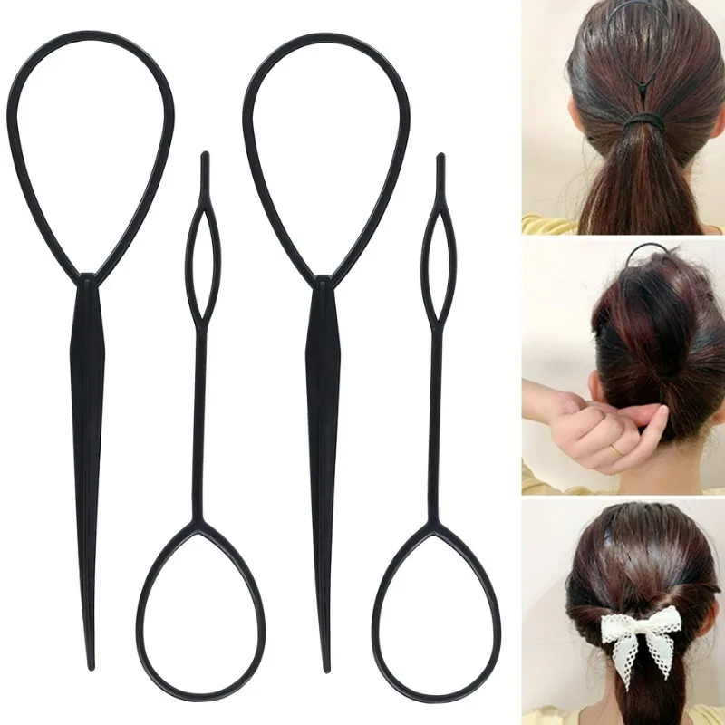 Multi-purpose Acrylic Scrunchie Women Flexible Hairpins Girls Soft Hairbands Female Hairstyle Tools Headband Hair Accessories