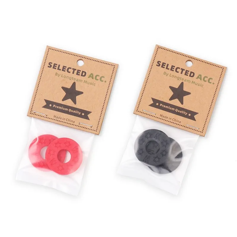 2 Teile/satz Gitarre Strap Schlösser Schnalle Bass Ukulele Anti-slip Schnalle Anti-verschütten Pad Gitarre Schwanz Nagel schloss Musik Zubehör – Detail 6