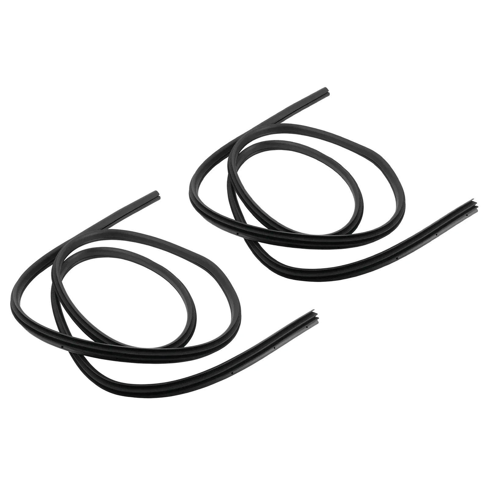 

2Pcs Compatible For E36 Coupe 2Door 1992-1999 Door Seal Molding Trim 51711977727 51712138957