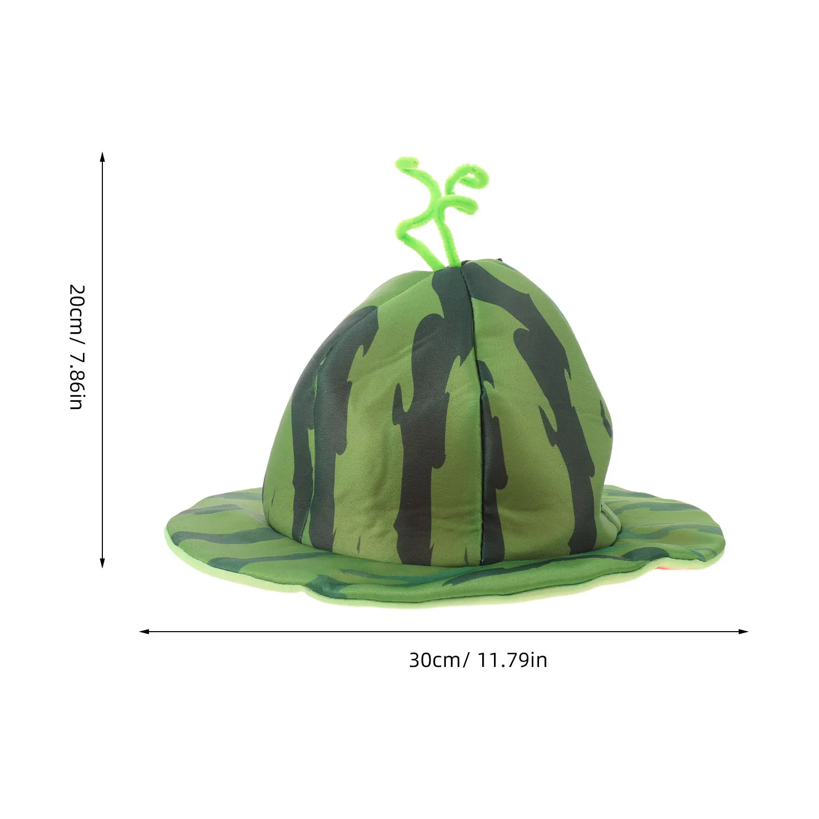 Funny Watermelon Hat Fruit Shaped Party Hat Summer Vacation Headwear Beach Caps Photo Booth Props Tropical Dress Supplies
