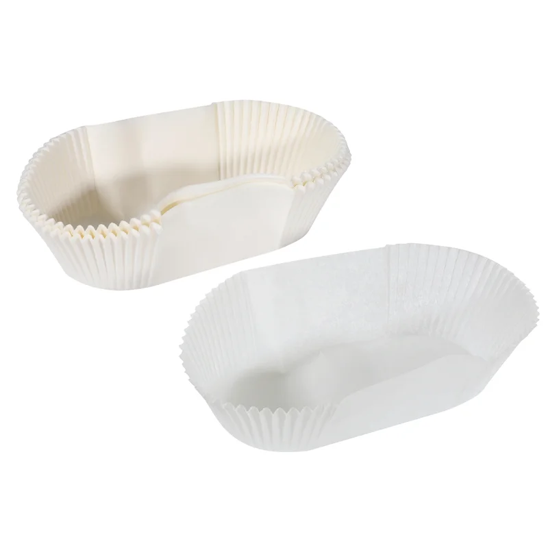 Forros de hojalata a prueba de grasa, papel de pergamino para hornear de borde recto, sartenes antiadherentes para pasteles, paquete de 40