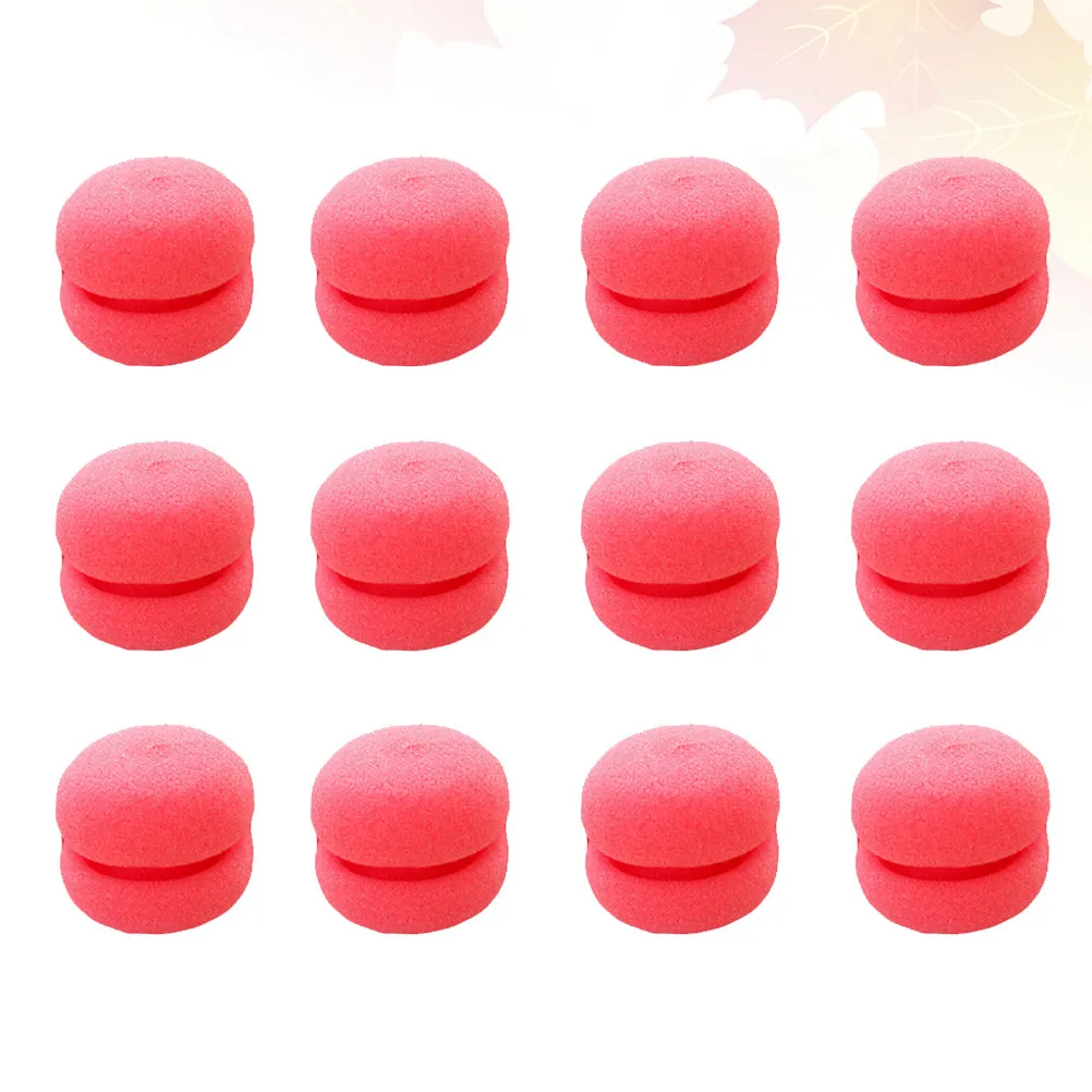 

12Pcs Sponge Curler Hair Curling Ball Soft Non-Damaging Styling Tool for Women Girls Easy DIY Curls Hairdressing