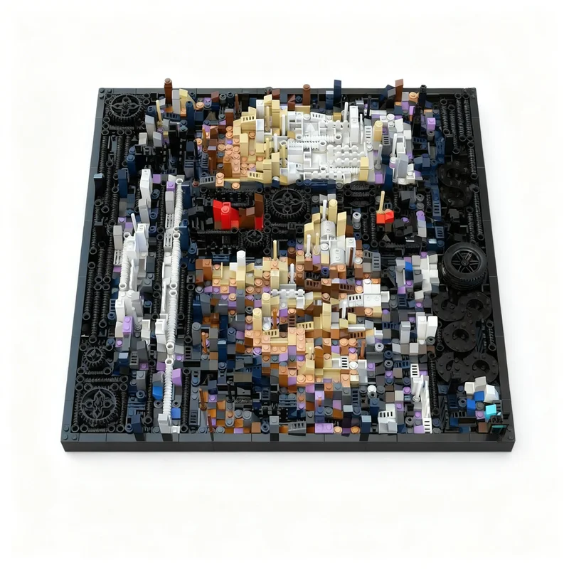 3025pcs MOC Art Terminator Model Building Blocks Architecture Christmas Gift Toys Birthday 3D Display Creative Collection Idea