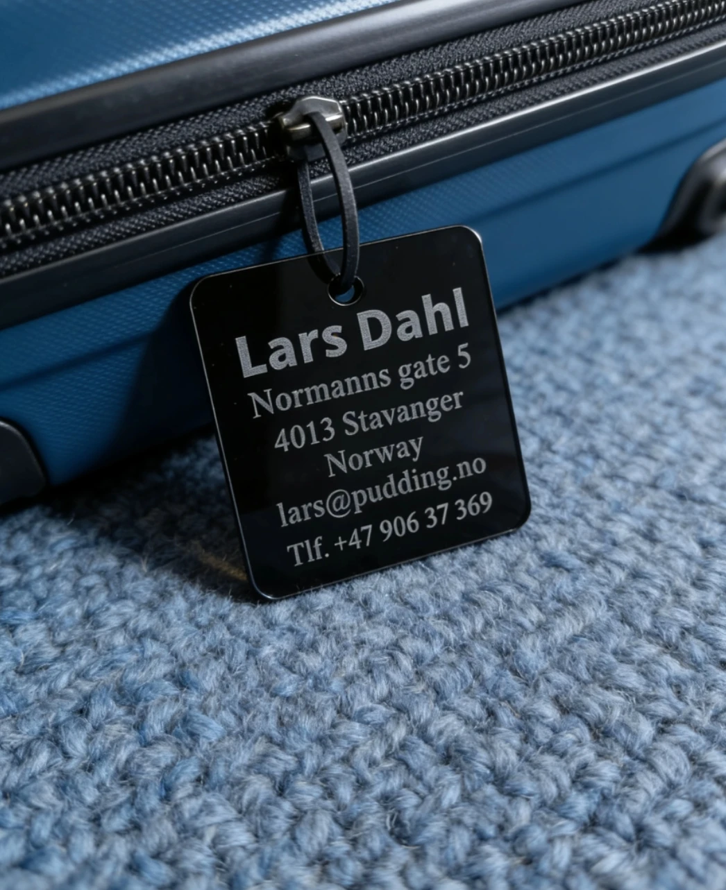 Personalised Luggage Tag | Custom Engraved Travel Tag with Name | Suitcase ID Tag | Baggage Tag, School Tag, Travel Accessory