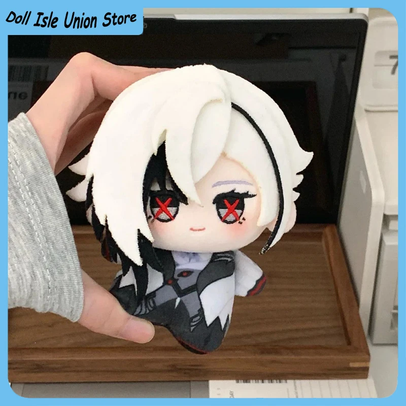 Genshin Impact Arlecchino The Knave Attributes Toy Cotton Doll 10cm Cartoon Anime Printed Nunu Body Puppet Playing Gift Pendant