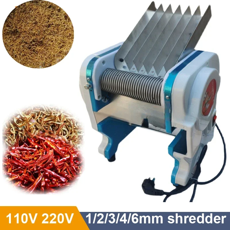 Tabletop Herbal Leaves licorice Root Slicer Cutter Chopper Cutting Machine Tea leaf Lotus Leaves Shredding Shredder Machine