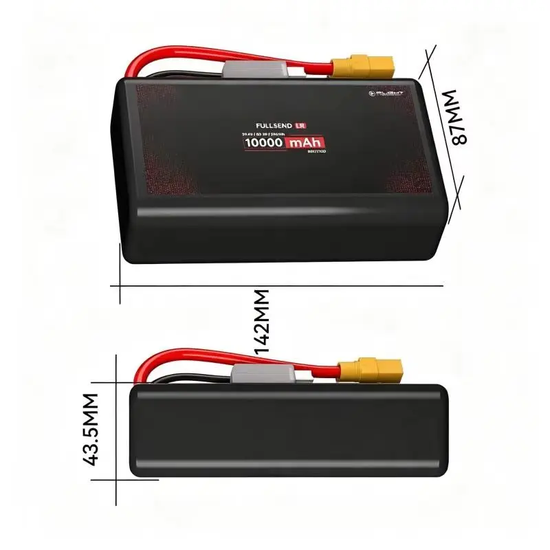 iFlight Fullsend 8S 10000mAh 25C Li-Ion Battery XT90 Connector EVE INR21700-50PL for Long Range FPV Drone