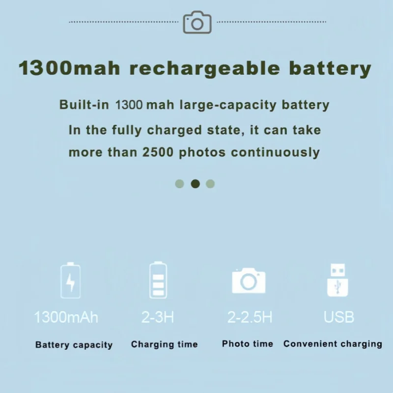 كاميرا رقمية للأطفال من بولارويد بدقة عالية مع طباعة الصور، كاميرا لعبة على شكل ديناصور لطيف