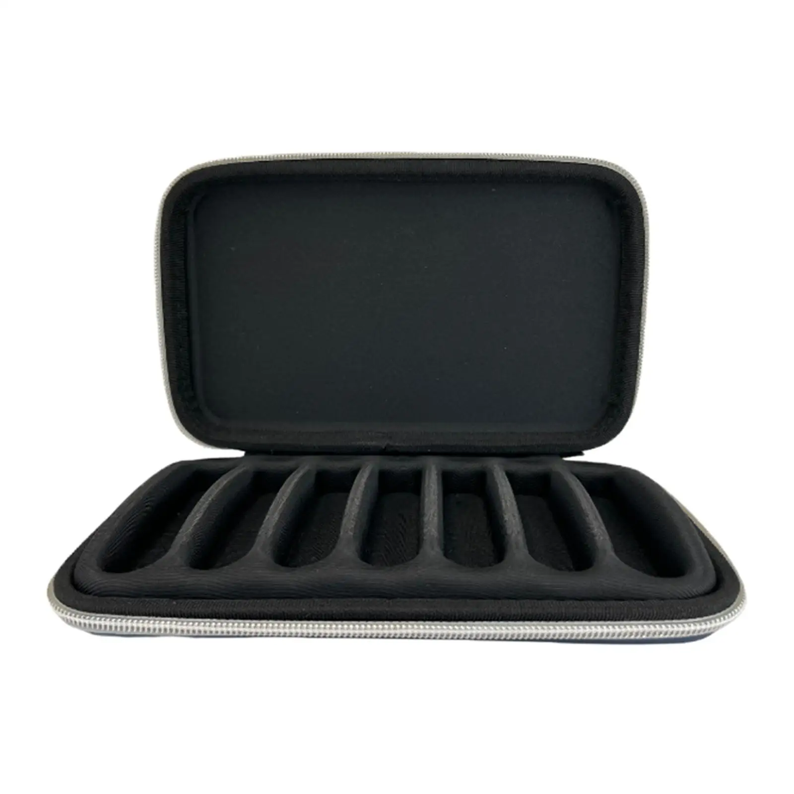 Tooyful Portable EVA 10 fori custodia per armonica custodia per bocca contenitore per organo nero-Hold 7pcs Harmonicas