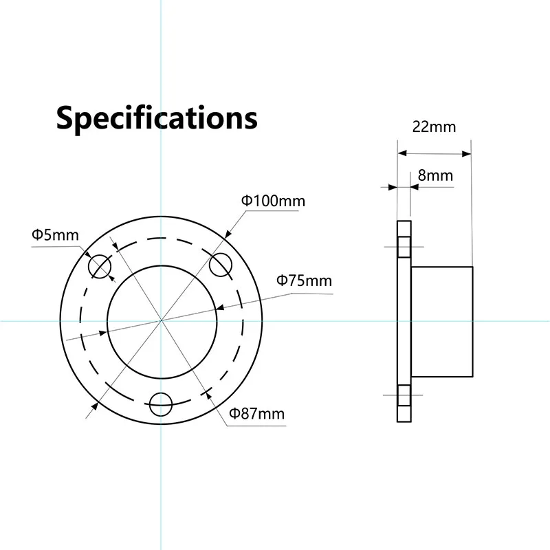 HACCURY High-precision Mechanical Level Bubble T-type XY Dual-axis Leveling Water Bead Heavy Machinery Leveling Tool 1PCS