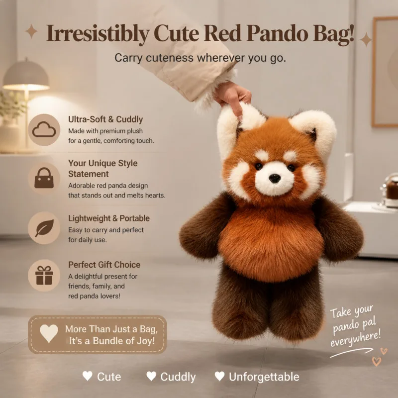 

Panda 55cm Raccoon Pillow Cute Baby Raccoon Plush Red Bear Stuffed Animal For Kids Soft Cuddly Pillow Birthday Pillow Gift New