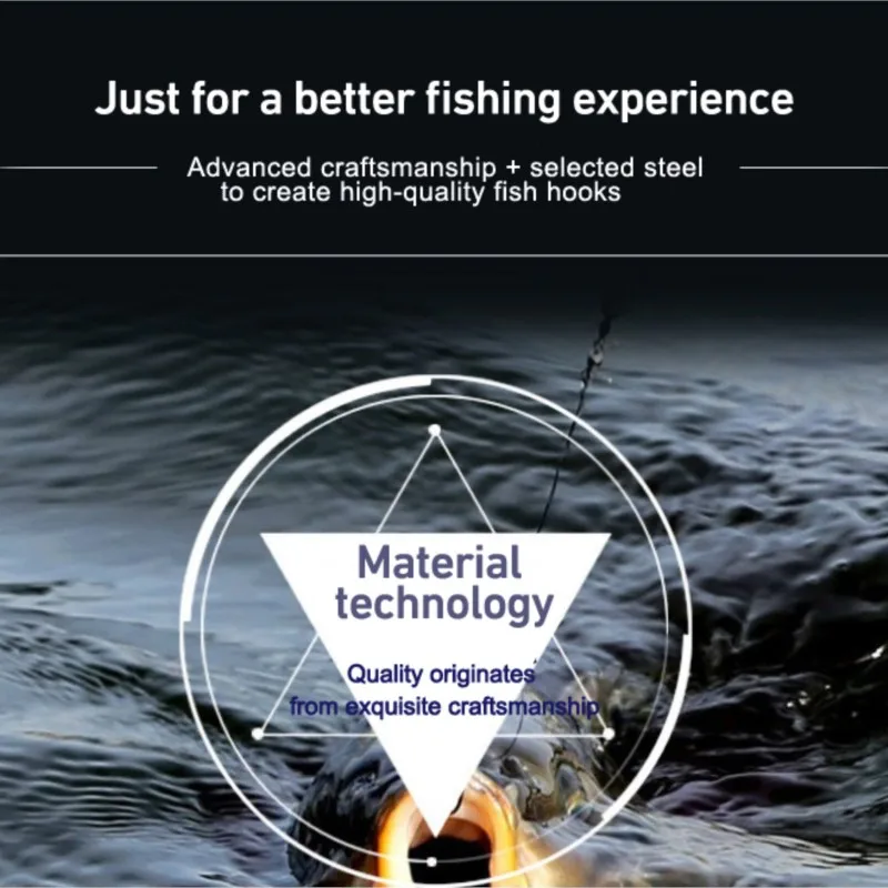 10Pcs Fishing Hook High Carbon Steel Carp Hook Sea Fishhook Fly Fishhook for Saltwater Freshwater Fishing Tool Pesca