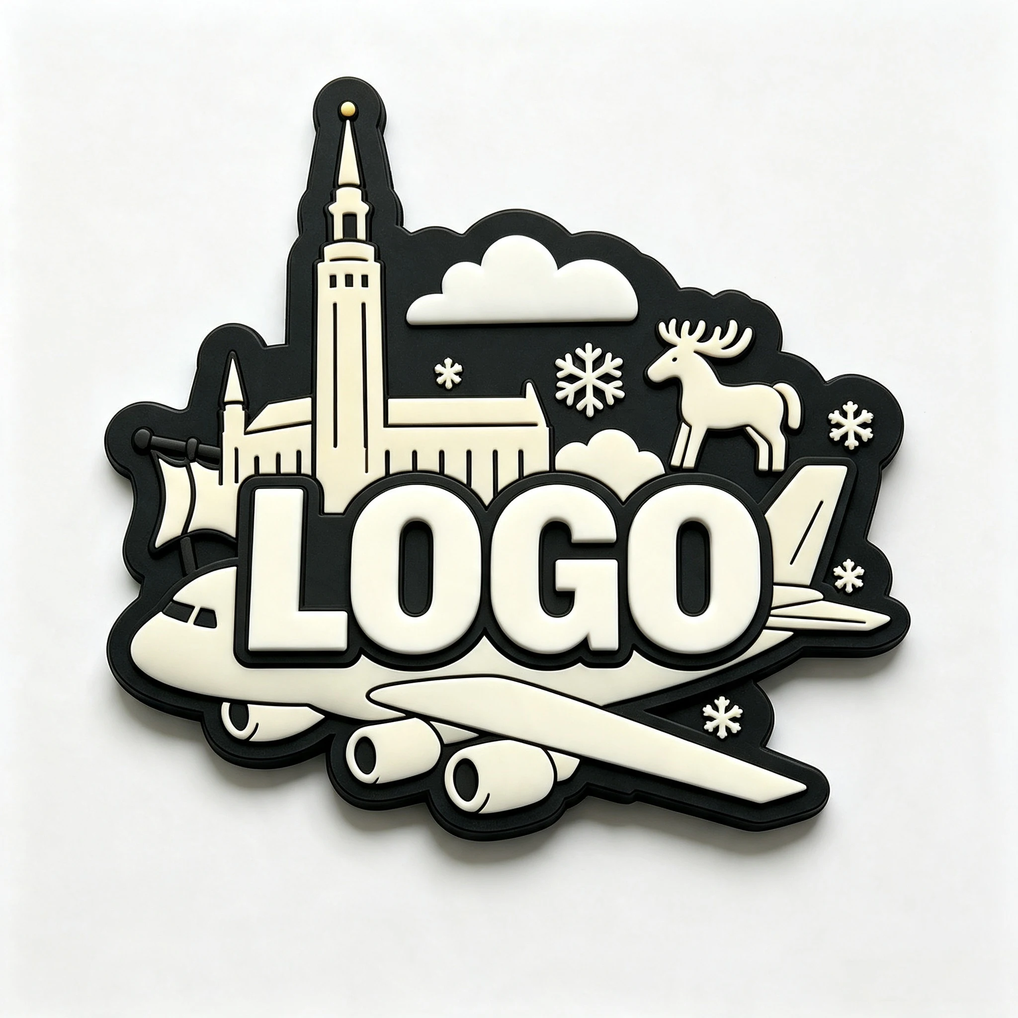 Custom UV Resistant Durable Reusable Die Cut Logo Fridge Magnets Stickers Personalized Magnetic Stickers Magnets For Car