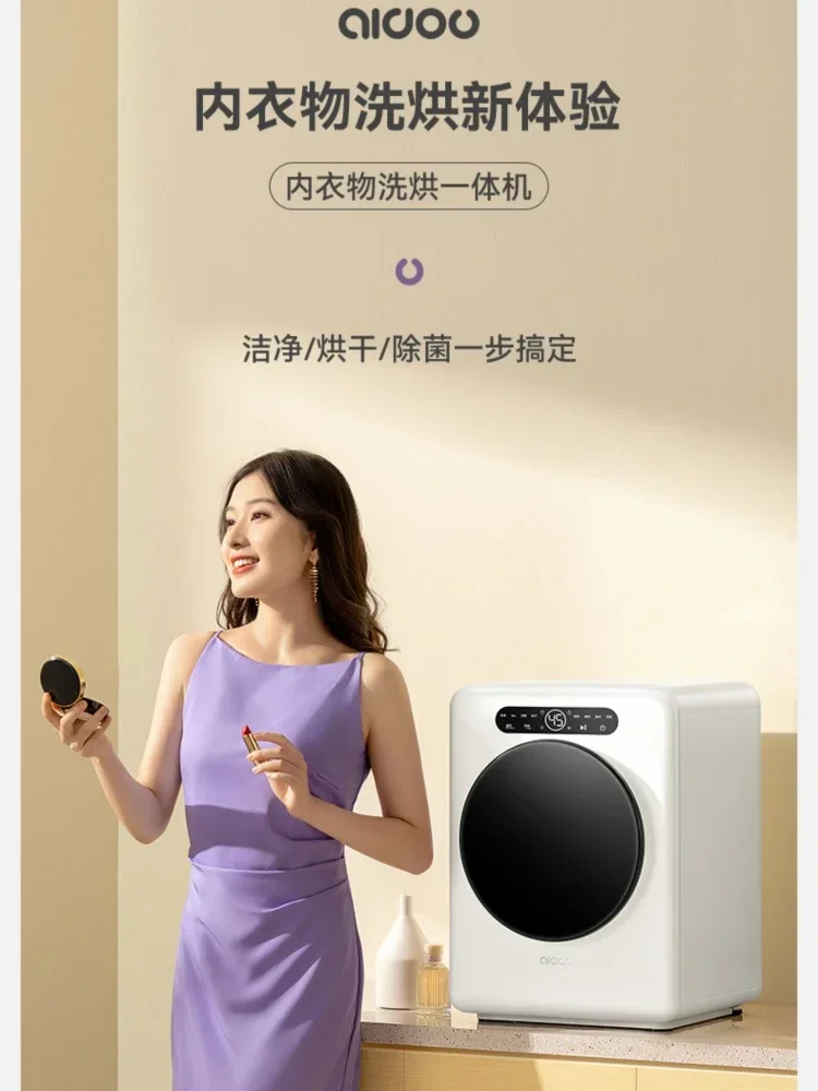 Mini Washing Machine Washing and Drying High Temperature Boiling and Washing Washer and Dryer Machine Underwear