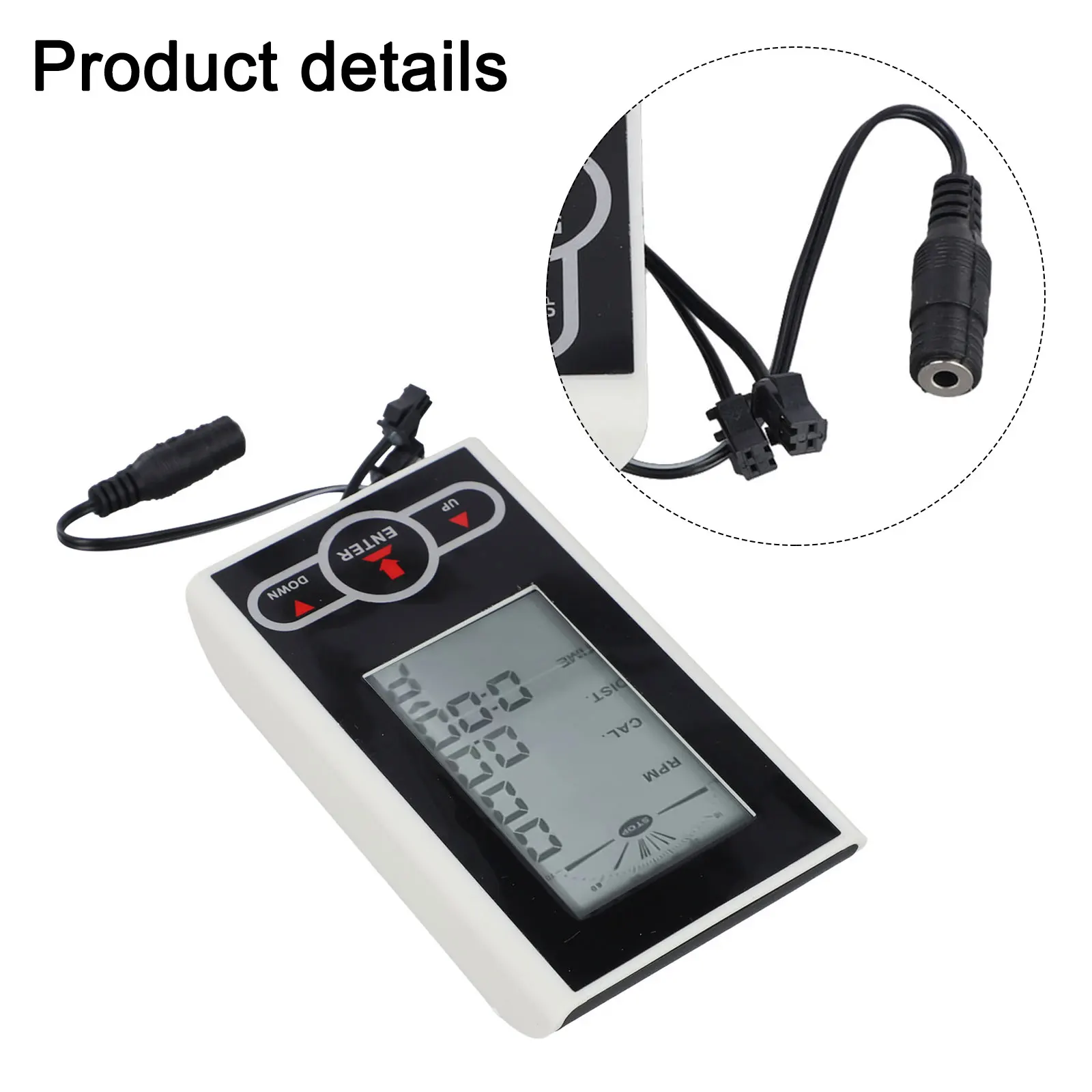 42*70mm Elliptical Machine Meter Speed Measurement Device Time Tracking Display User-Friendly Interface Calorie Counter Monitor