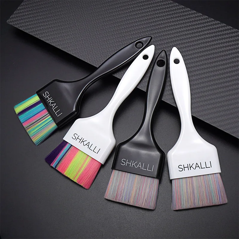 

Профессиональная мягкая кисть для окрашивания волос для салонов, инструмент для балаяжа, нежная кисть для окрашивания с равномерным покрытием и контролем цвета для парикмахеров