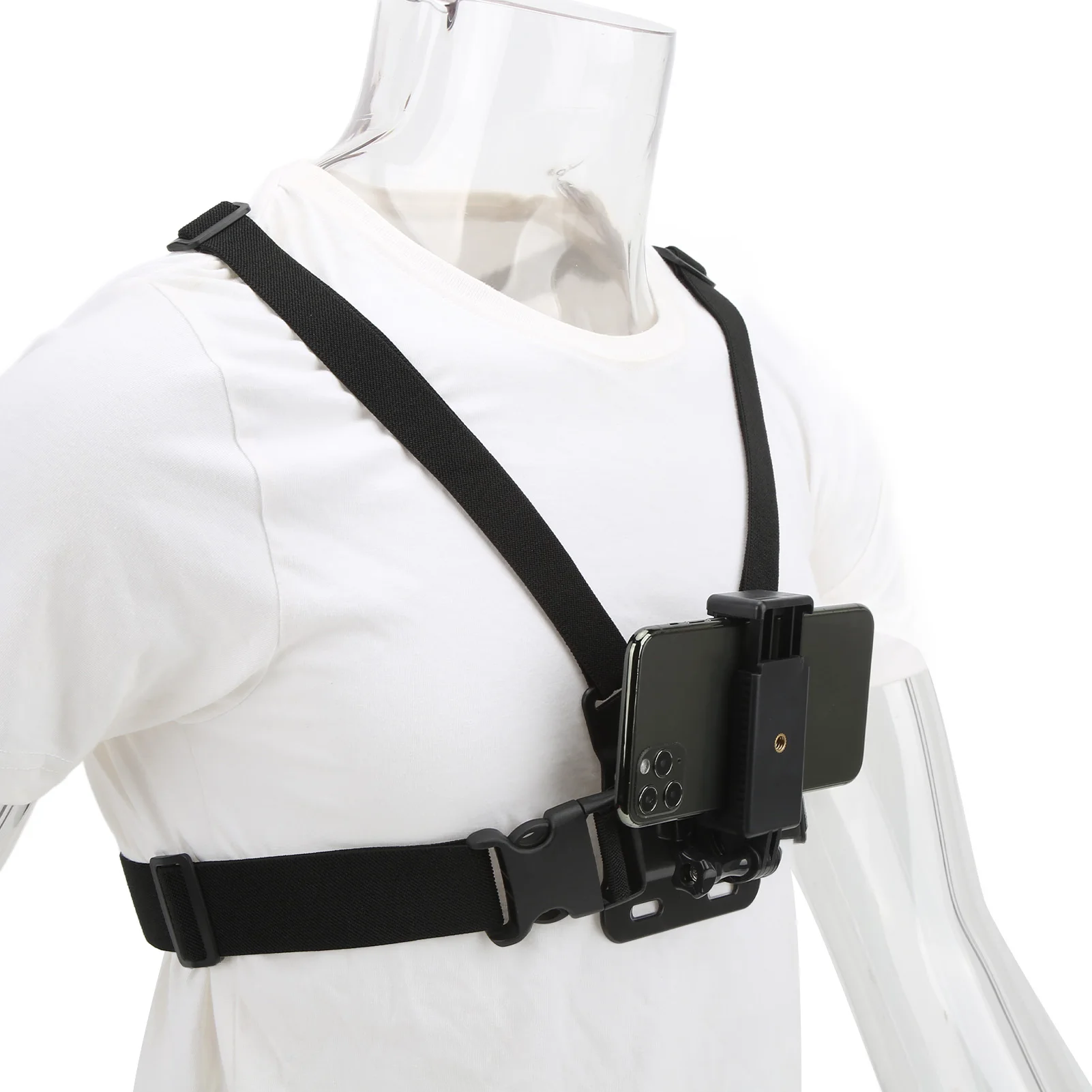 Adjustable Action Camara Chest Strap Outdoor Live Mobile Phone Chest Strap Chest Mount Harness Chesty Strap for  Osmo Action