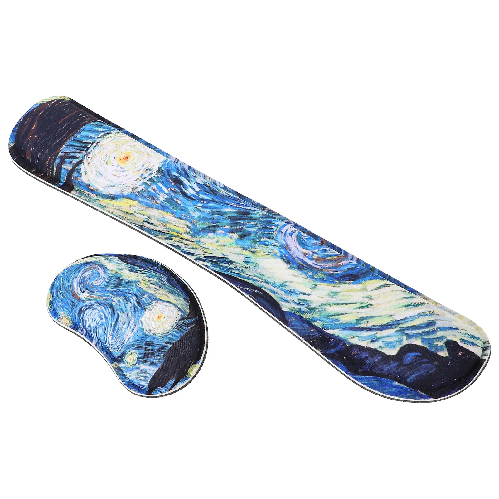 

2pcs Memory Foam Wrist Rest Pad For Keyboard Mouse Skid Proof Gaming Desk Support Cushion For Office Home Computer Peripherals