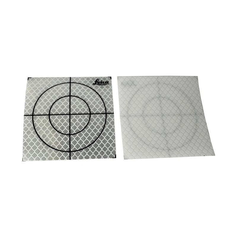 

100Pcs Size 80x80/100x100mm Reflector Sheet For Leica Total Station Survey Geography White Target Sheet Reflective Sticker