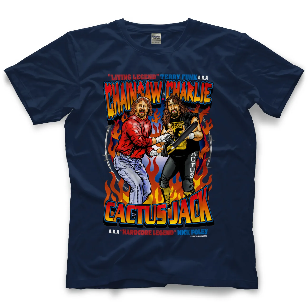 Terry Funk - Charlie y Cactus Camiseta