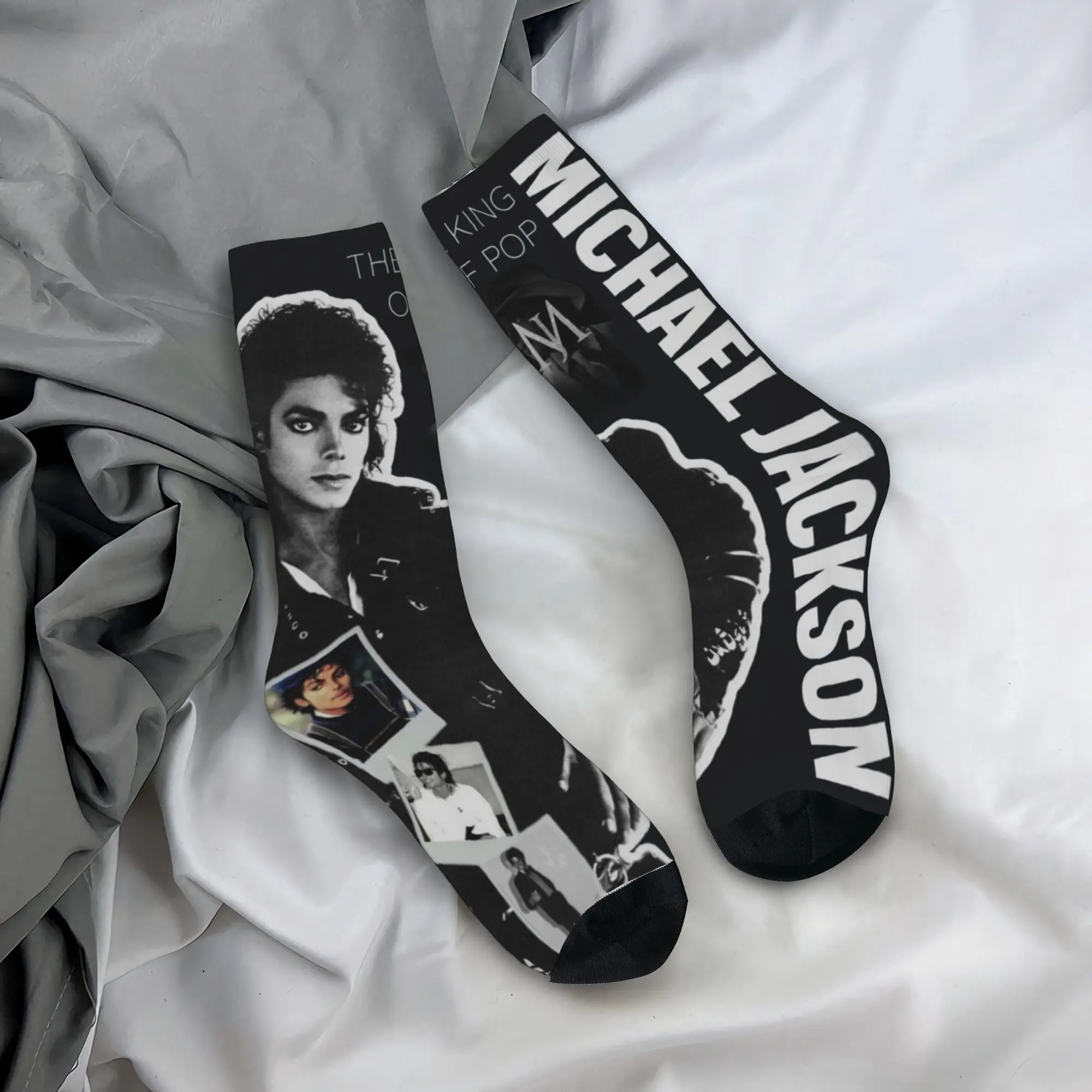 Michaels Jacksons The King of pop Socks for Women Men Merchandise All Season  Super Soft Long Socks Sweat Absorbing