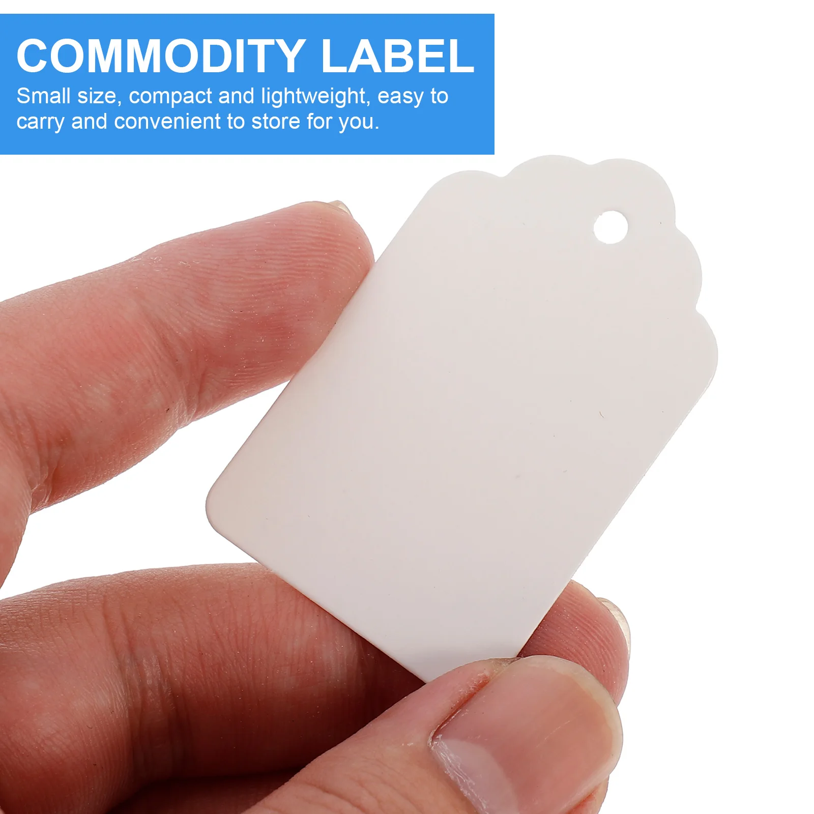 

1000 Pcs Price Tag Garment Tags Blank Label Hanging Clothes Paper Merchandise Retail