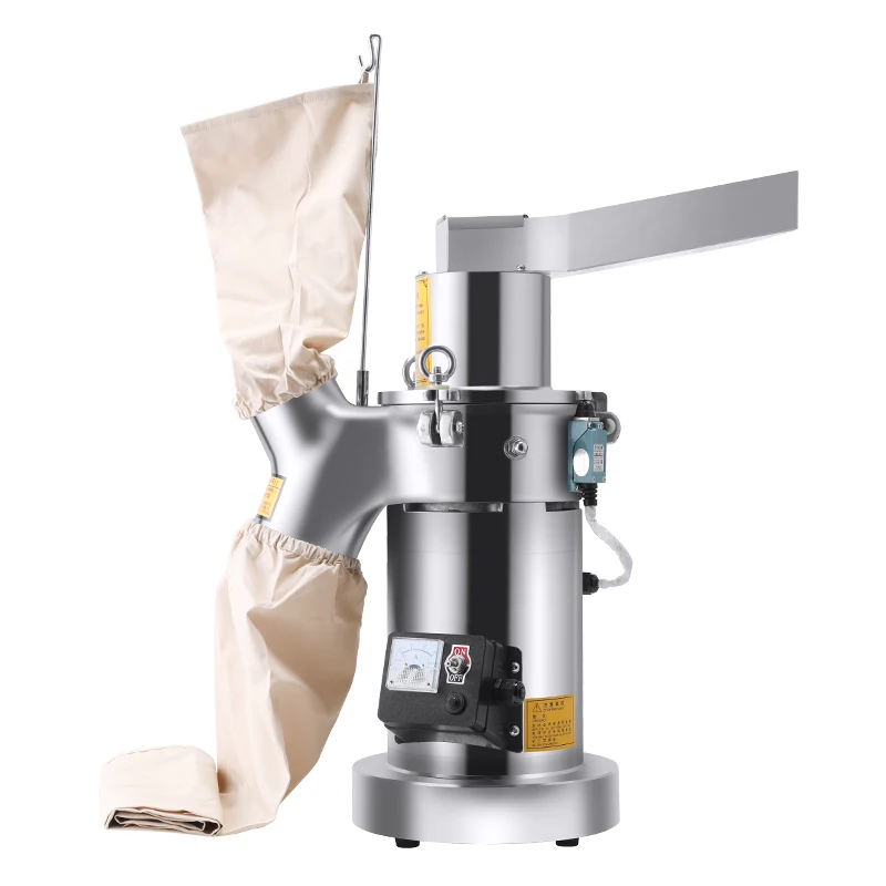 DLF-20 Heavy Duty Stainless Steel Electric Flour Mill Herb Spice Grain Wheat Flour Milling Machine with Good Price