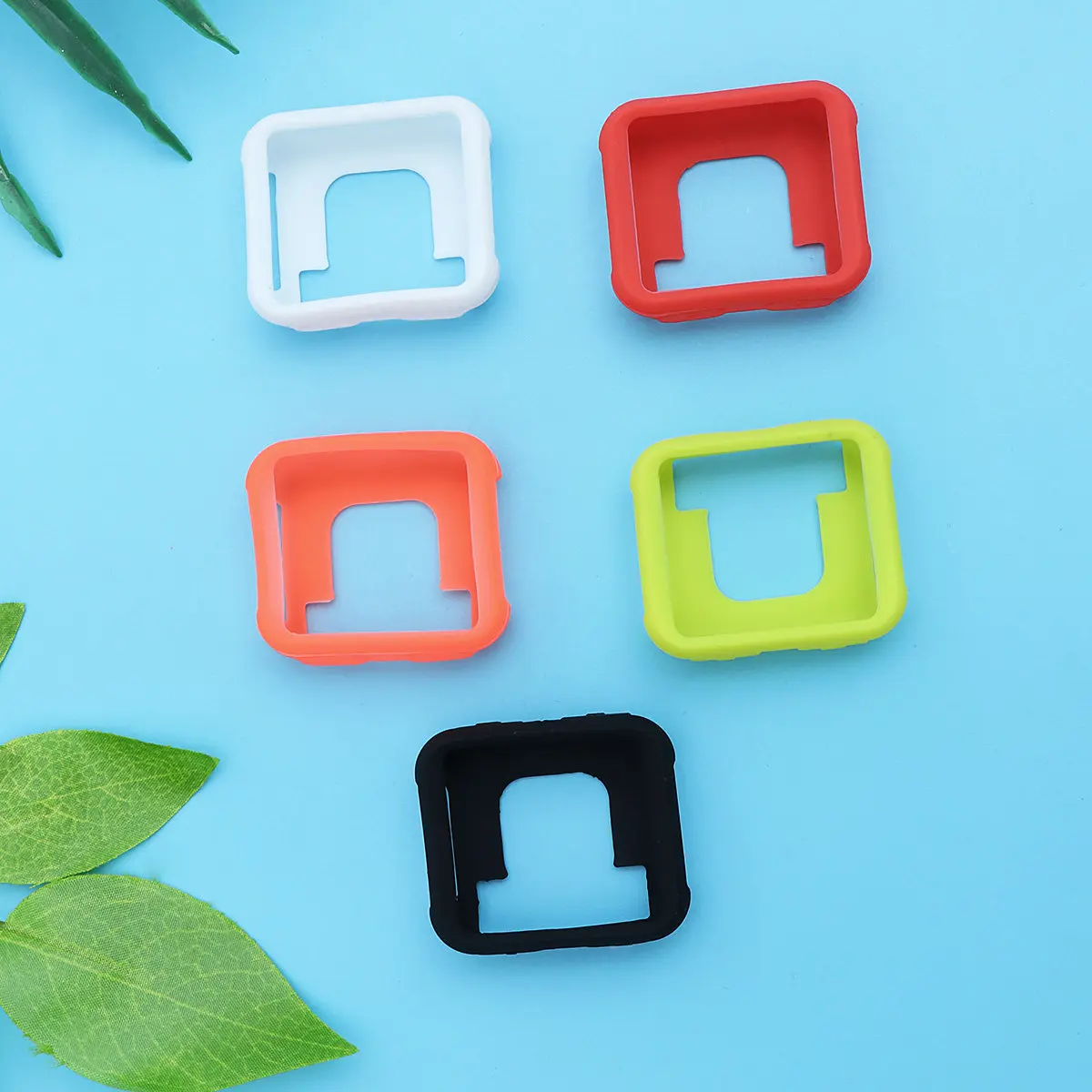 

5Pcs Silicone Smartwatch Protection Cover Shock Resistant Case for Forerunner 35 30 Watch Protector Solid Colors