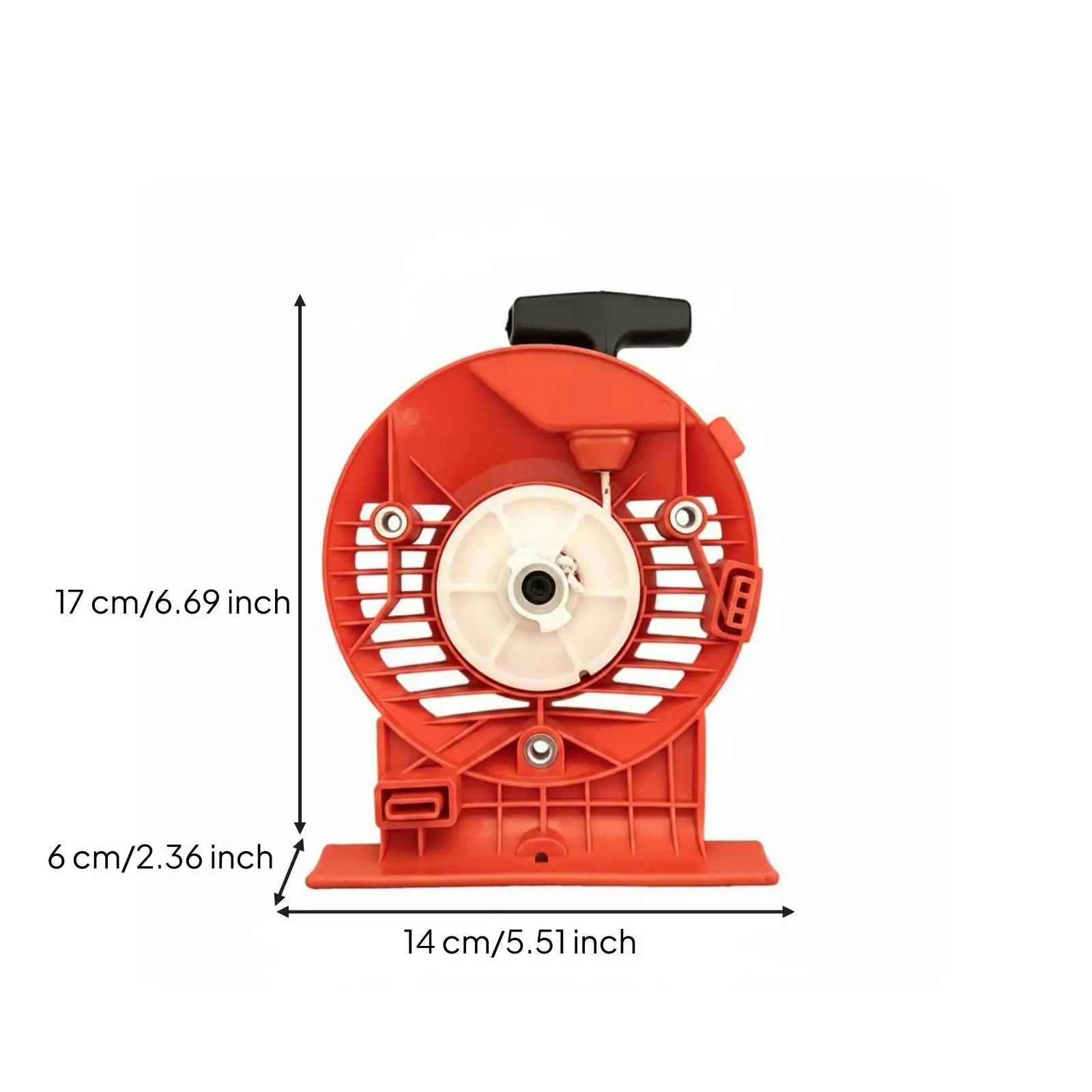 Lawn Mower Starter Rope Assembly Hand Crank Starter Kit Plastic Metal for Compatible 335 535 Series Field Tool Maintenance