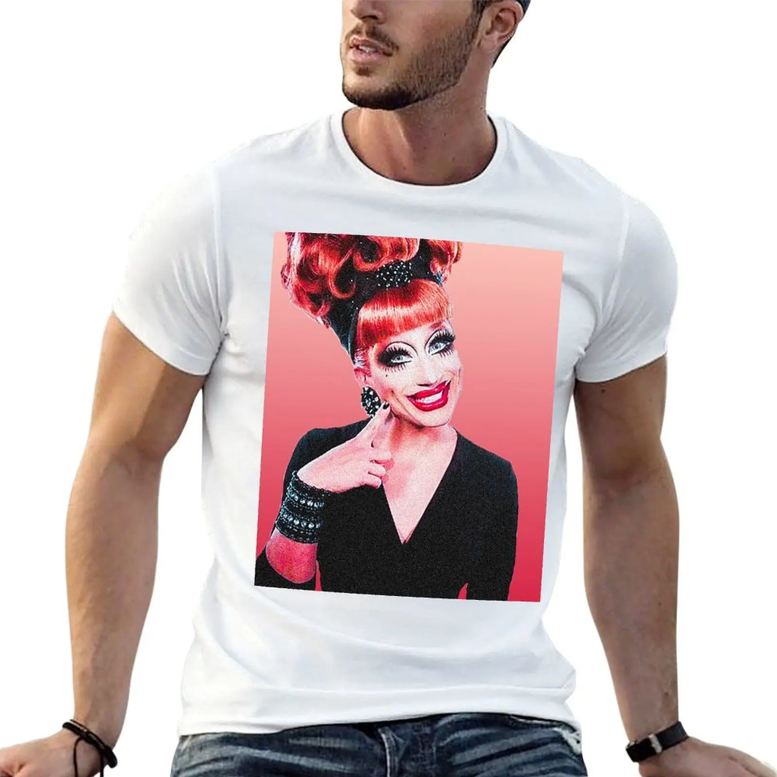 

bianca del rio || background color T-Shirt anime tshirt man t shirts high quality luxury brand T-Shirt