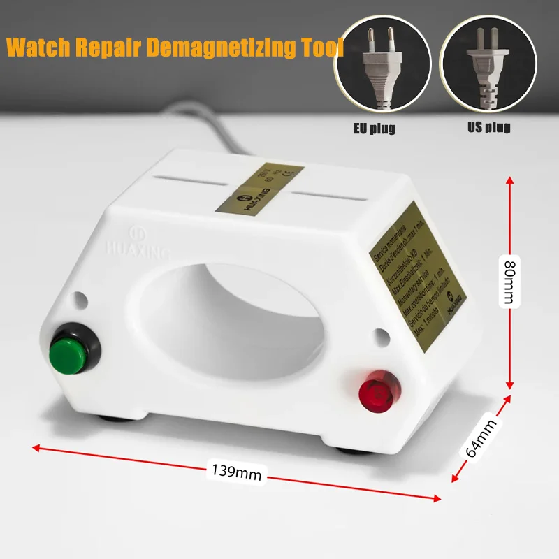 Watch Repair Demagnetizing Tool Mechanical Watch Demagnetizer 110/220V Watchmaker Tool Mechanical Wristwatch degausser