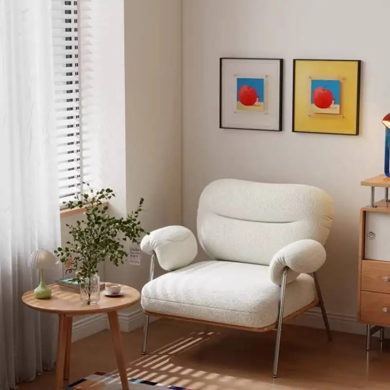 

Relax Nordic Living Room Chairs Single Nordic Comfy Armchair Living Room Chairs Reading Bedroom Cadeira Para Quarto Furniture