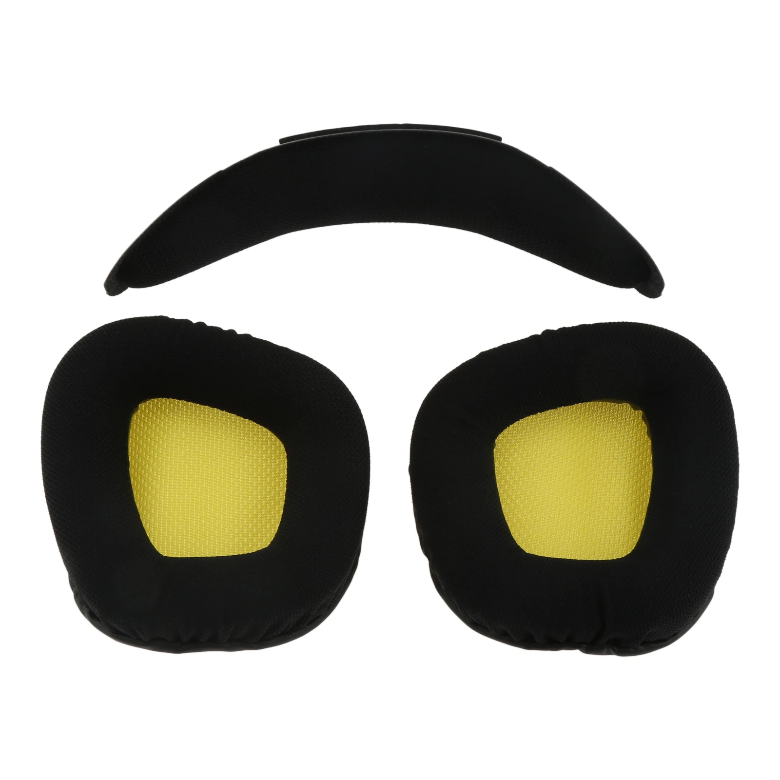 1 paio di auricolari di ricambio per paraorecchie, accessori per cuffie montati sulla testa, per cuffie Corsair Void PRO RGB 7.1