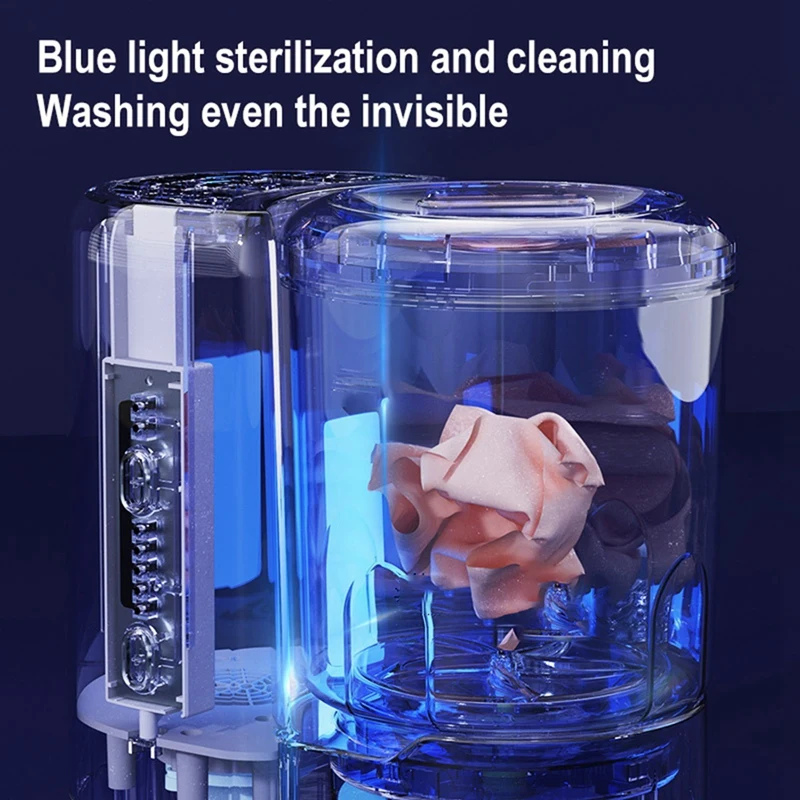 USB Electric Makeup Brush Cleaner Portable 2 in 1 Makeup Brushes Cleaner Cleaning Underwear Washing Machine Laundry Cup-A27R
