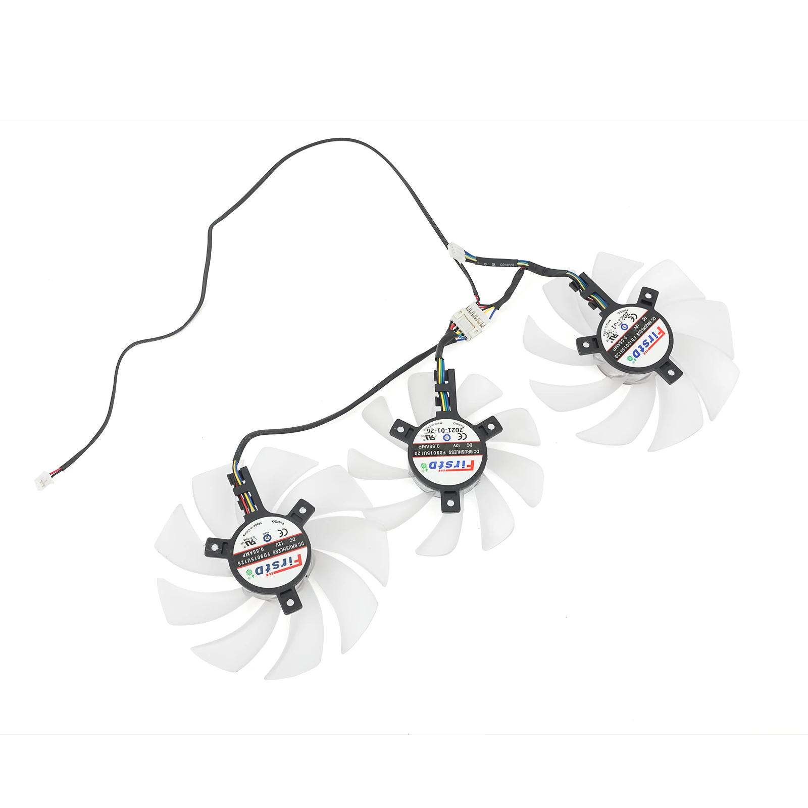 Ventilateur et cadre de refroidissement de carte vidéo, remplacement pour Powerdocument Radeon RX 6700 XT, FD10015H12D, FD9015U12D, jas6700XT, 95mm