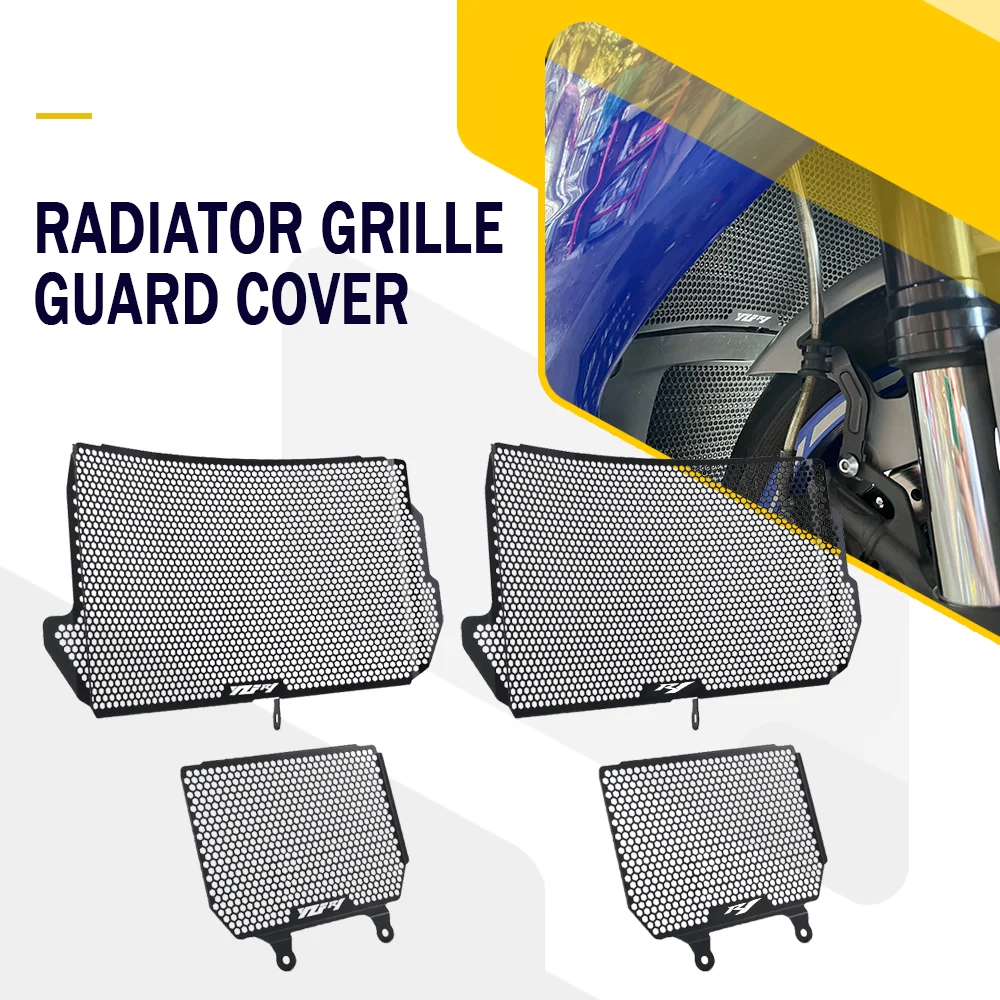 

Motorcycle Radiator Guard Oil Cooler Cover Protection For YAMAHA YZF-R1 YZF-R1M YZF R1 R1M YZFR1 2015-2023 2022 2021 2020 2019