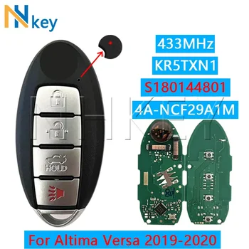 NH KEY S 180144801   Smart Auto Remote Key Für Nissan Altima Sentra Versa 2019 2020 433 MHz Original 4A Chip Fob 285E3-6CA1A KR5TXN1