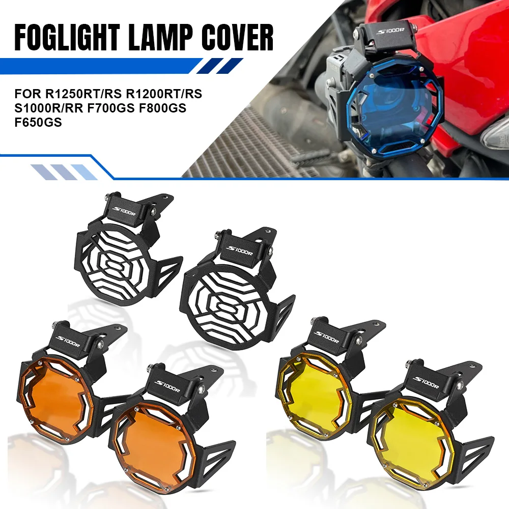 

Motorcycle Fog Lamp Light Cover Grille Guard Protector For BMW R1250RT/RS R1200RT/RS S1000R/RR F700GS F800GS F650GS S1000RR